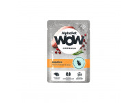 AlphaPet WOW, влажный корм д/кошек стерил. ломтики в соусе (индейка)